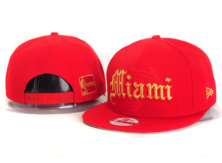 NBA Miami Heat NE Snapback Hat #172